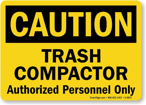 These standards were last revised in 1997. . Osha compactor regulations